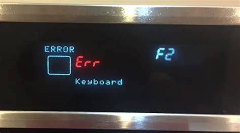 Tyler Z. . What does f2 mean on a whirlpool stove